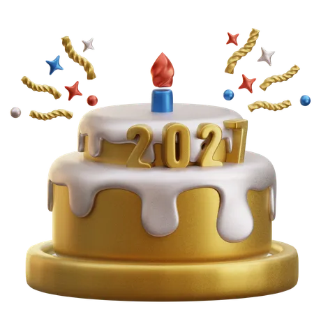 Tart Cake 2027  3D Icon