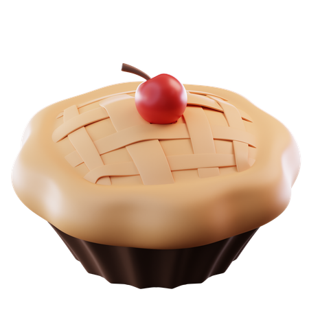 Tarta de manzana  3D Icon