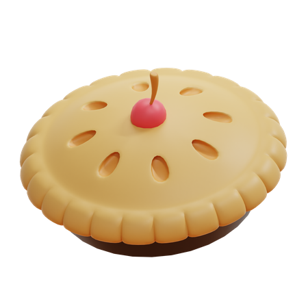 Tarta de manzana  3D Icon