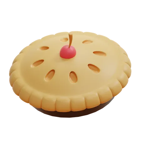 Tarta de manzana  3D Icon