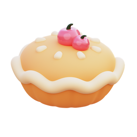 Tarta de manzana  3D Icon