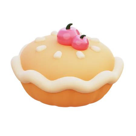 Tarta de manzana  3D Icon