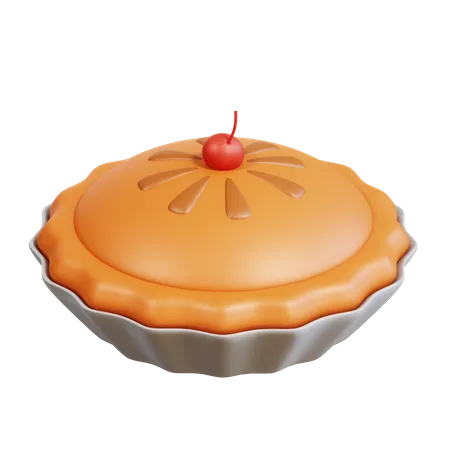 Tarta de manzana  3D Icon