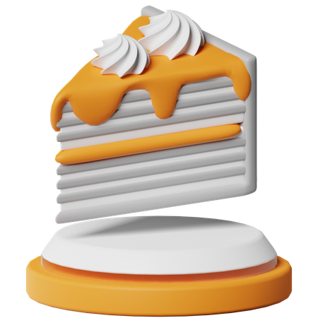 Tarta de queso  3D Icon