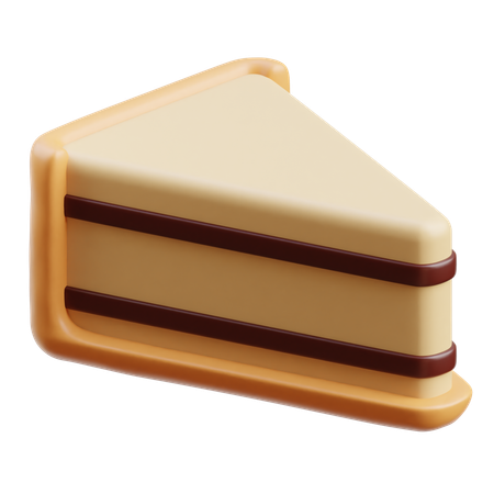 Tarta de queso  3D Icon