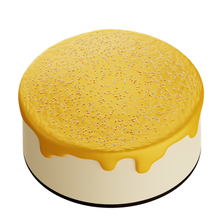 Tarta de queso  3D Icon