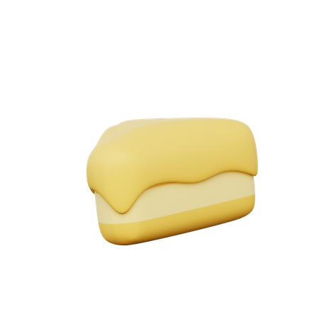 Tarta de queso  3D Illustration