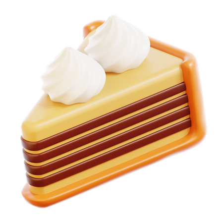 Tarta de queso  3D Icon