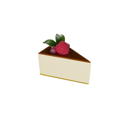 Tarta de queso con yogur  3D Icon