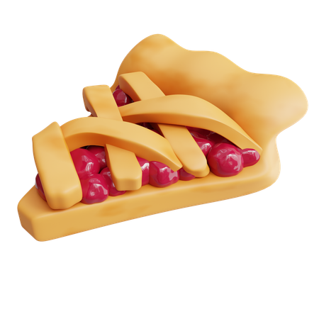 Tarte aux cerises  3D Icon