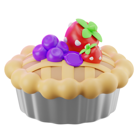 Fruit pie  3D Icon