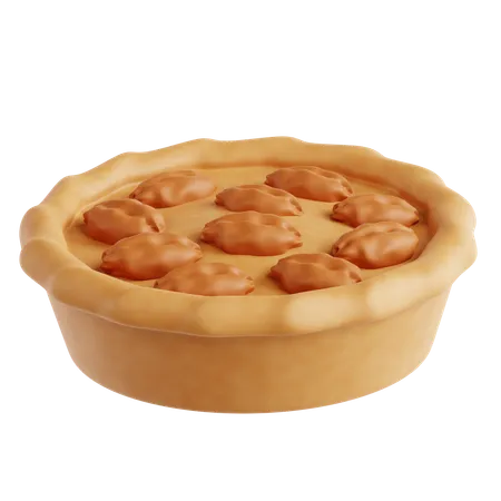 Tarte aux noix de pécan  3D Icon