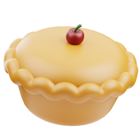 Tarte aux pommes  3D Icon