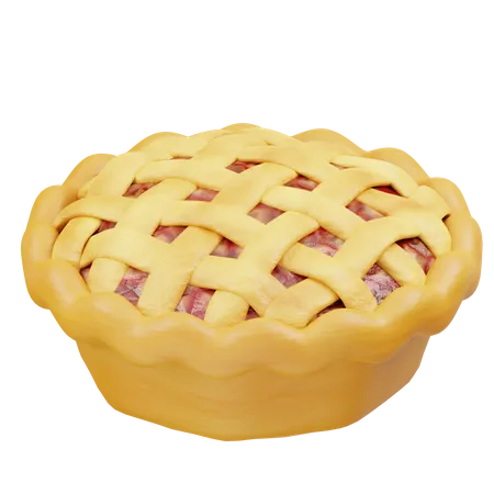 Tarte aux pommes  3D Icon