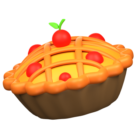 Tarte aux pommes  3D Icon