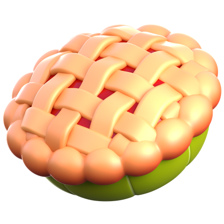 Tarte aux pommes  3D Icon
