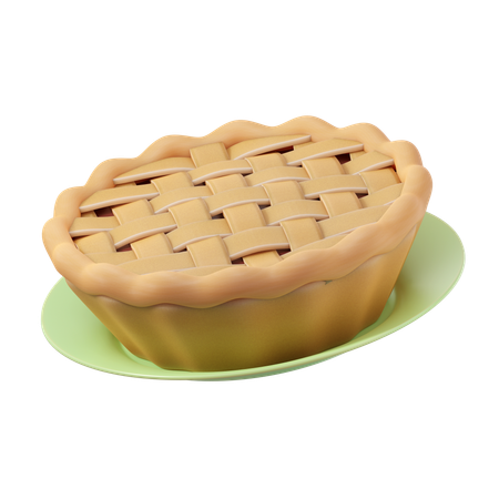 Tarte aux pommes  3D Icon