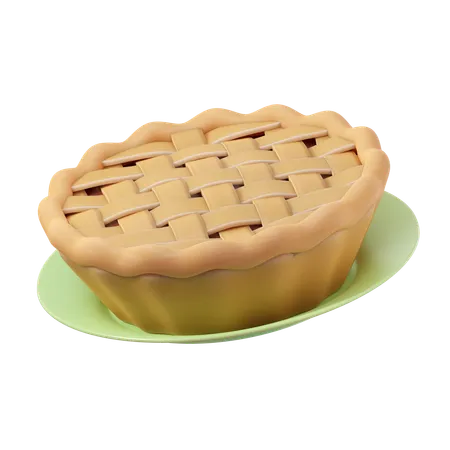 Tarte aux pommes  3D Icon