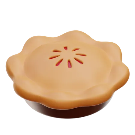 Tarte aux pommes  3D Icon