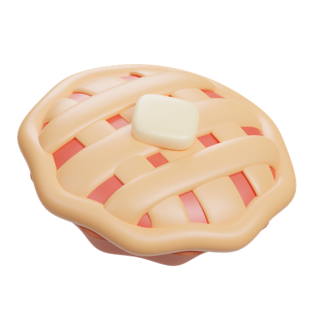 Tarte aux pommes  3D Icon