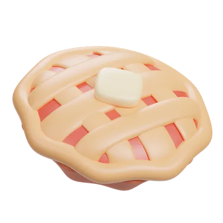 Tarte aux pommes  3D Icon