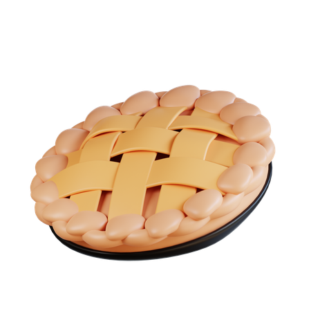 Tarte aux pommes  3D Icon