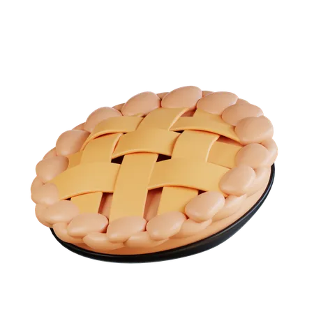 Tarte aux pommes  3D Icon