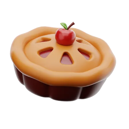 Tarte aux pommes  3D Icon