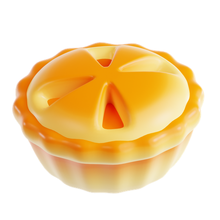 Tarte aux pommes  3D Icon