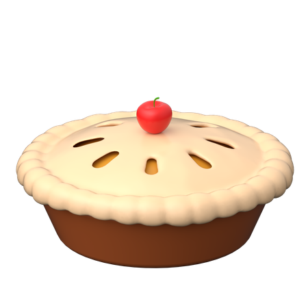 Tarte aux pommes  3D Icon