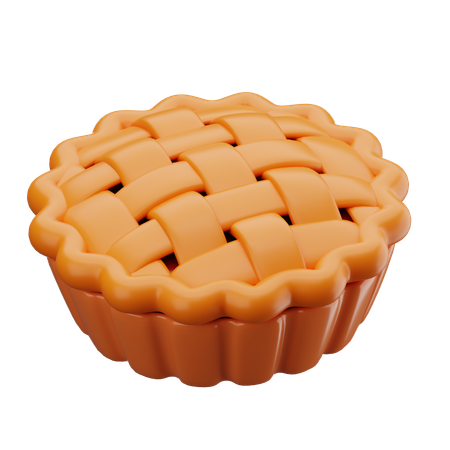 Tarte aux pommes  3D Icon