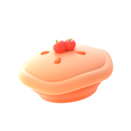 Tarte aux pommes  3D Icon