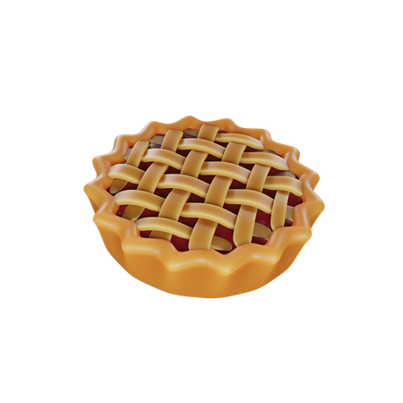 Tarte aux pommes  3D Icon