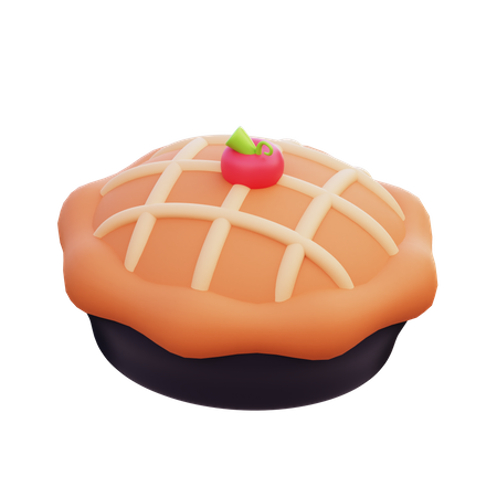 Tarte aux pommes  3D Icon