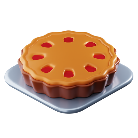 Tarte aux pommes  3D Icon