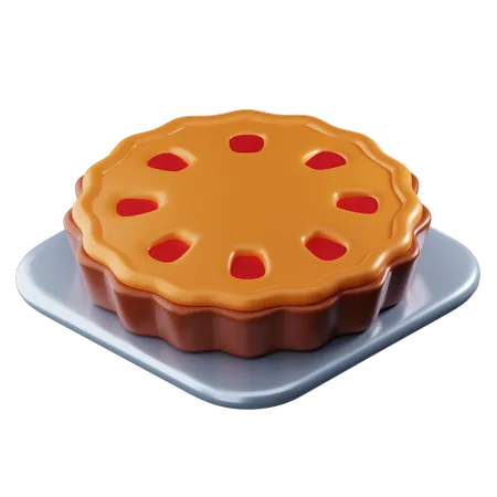 Tarte aux pommes  3D Icon