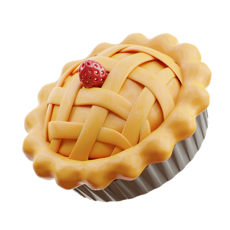 Gateau aux tartes  3D Illustration