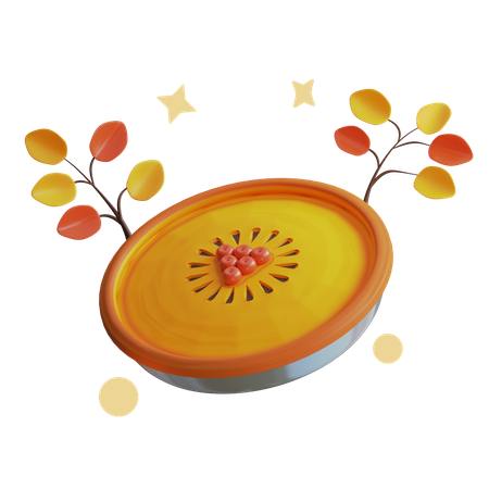 Tarte de Thanksgiving  3D Icon