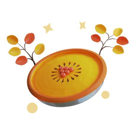 Tarte de Thanksgiving  3D Icon