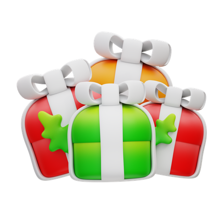 Tas de cadeaux  3D Icon