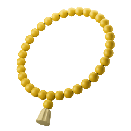 Tasbeeh Prayer Beads  3D Icon