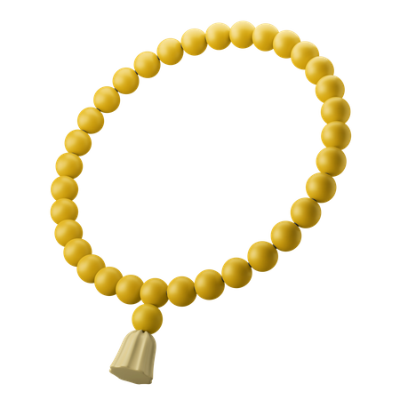 Tasbeeh Prayer Beads  3D Icon