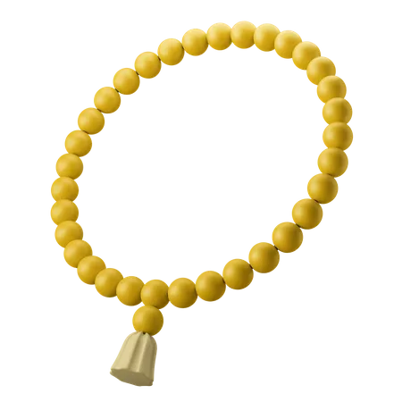 Tasbeeh Prayer Beads 3 D Icon Illustration 3D Icon
