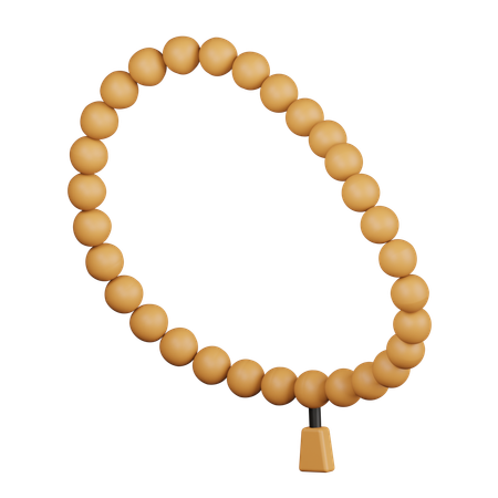 Tasbih  3D Icon