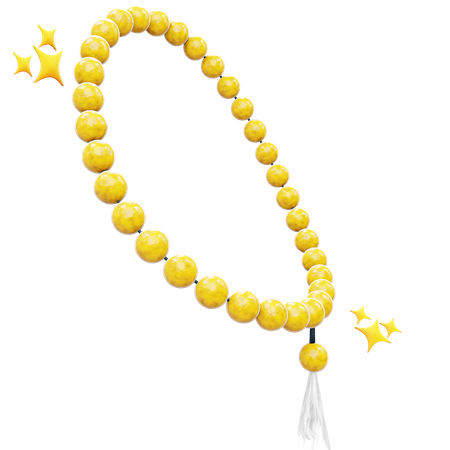 Tasbih  3D Icon