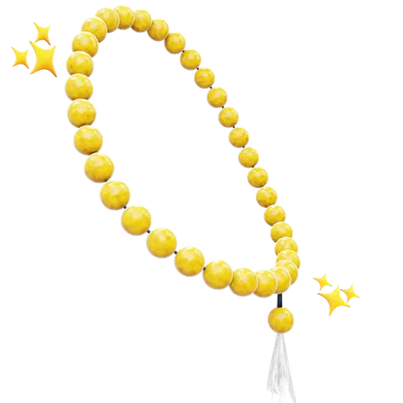 Tasbih  3D Icon