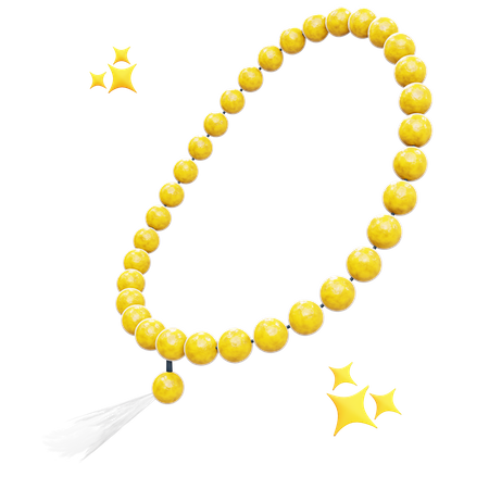 Tasbih  3D Icon