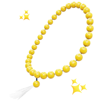 Tasbih  3D Icon