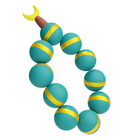 Tasbih  3D Icon