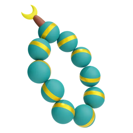 Tasbih  3D Icon